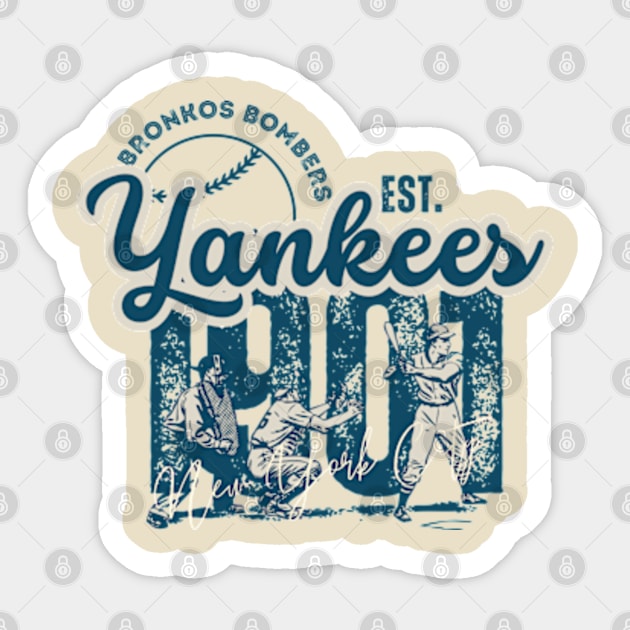 yankees Sticker by soft and timeless